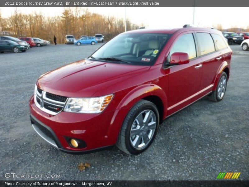 Front 3/4 View of 2012 Journey Crew AWD