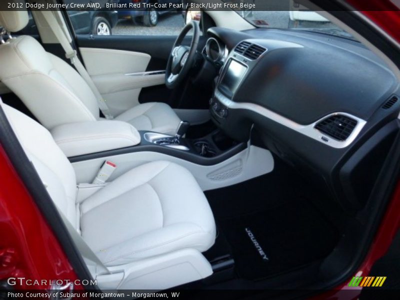  2012 Journey Crew AWD Black/Light Frost Beige Interior