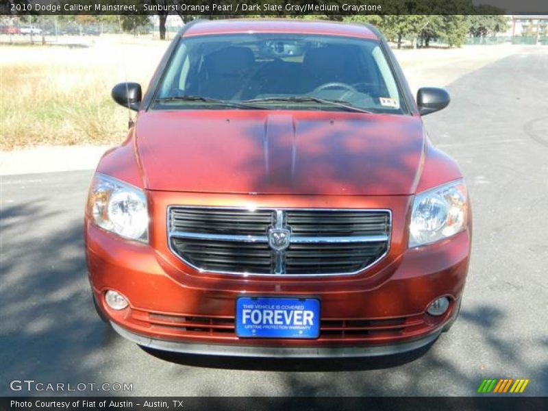 Sunburst Orange Pearl / Dark Slate Gray/Medium Graystone 2010 Dodge Caliber Mainstreet