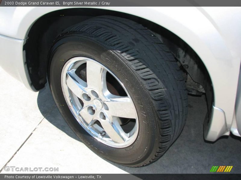 Bright Silver Metallic / Gray 2003 Dodge Grand Caravan ES