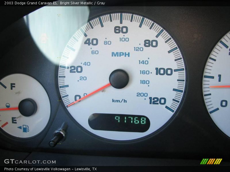 Bright Silver Metallic / Gray 2003 Dodge Grand Caravan ES