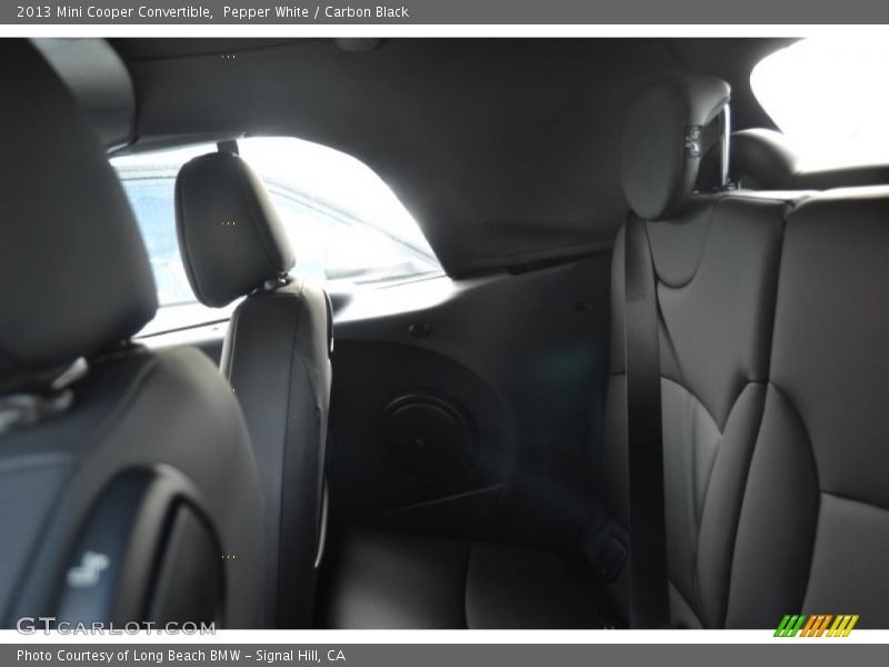Pepper White / Carbon Black 2013 Mini Cooper Convertible