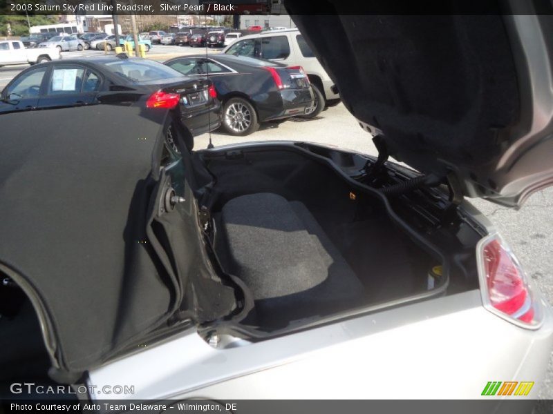 Silver Pearl / Black 2008 Saturn Sky Red Line Roadster