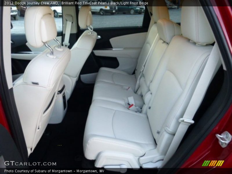 Rear Seat of 2012 Journey Crew AWD