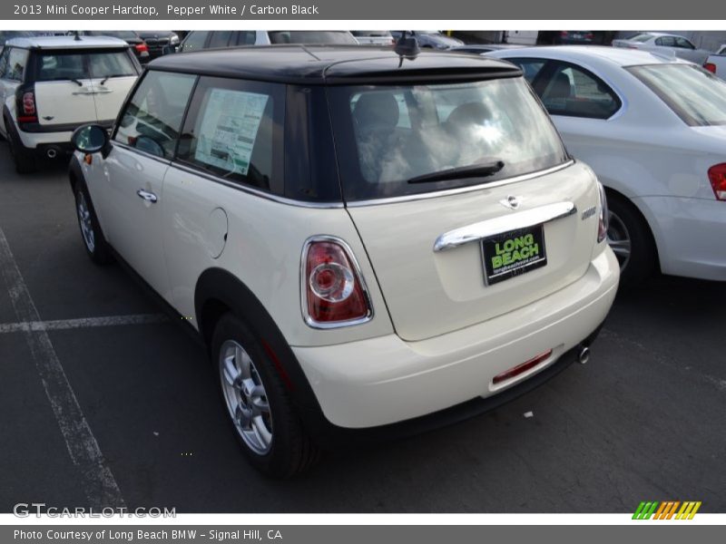 Pepper White / Carbon Black 2013 Mini Cooper Hardtop