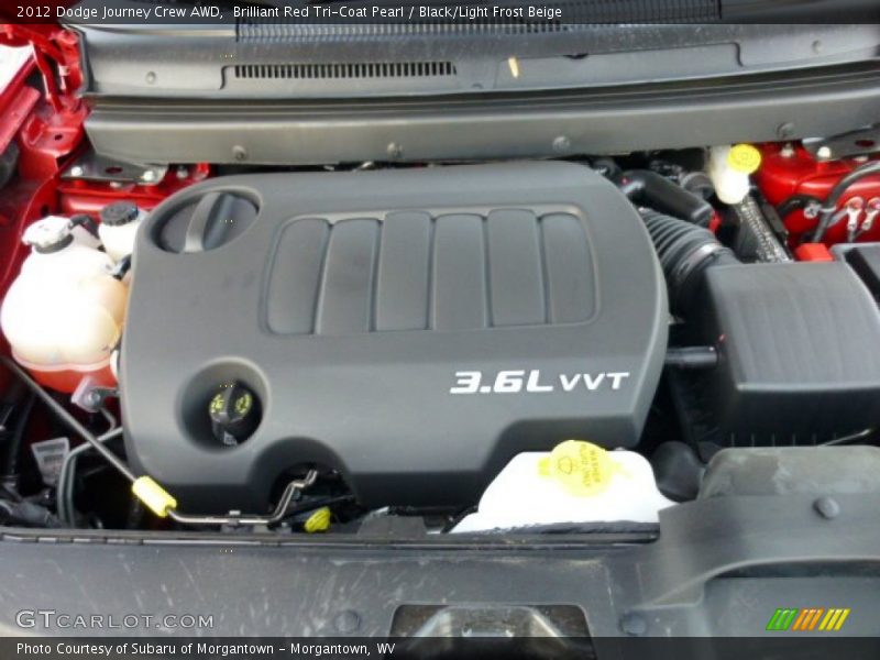  2012 Journey Crew AWD Engine - 3.6 Liter DOHC 24-Valve VVT Pentastar V6