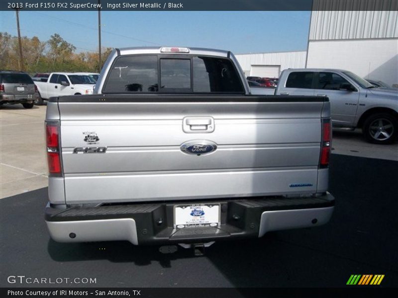 Ingot Silver Metallic / Black 2013 Ford F150 FX2 SuperCrew