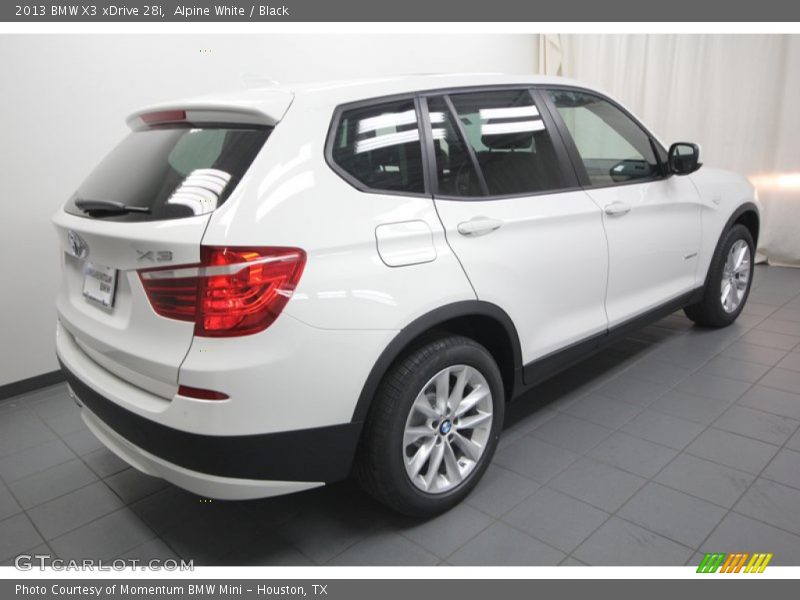 Alpine White / Black 2013 BMW X3 xDrive 28i