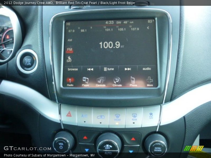 Audio System of 2012 Journey Crew AWD