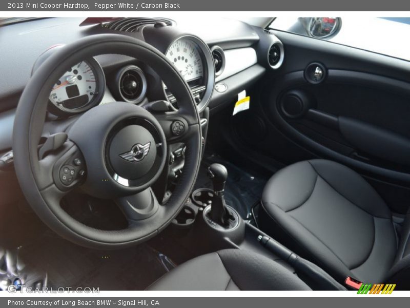 Pepper White / Carbon Black 2013 Mini Cooper Hardtop