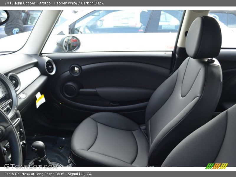 Pepper White / Carbon Black 2013 Mini Cooper Hardtop