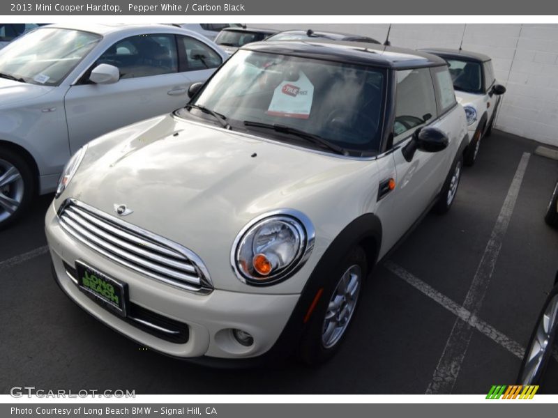 Pepper White / Carbon Black 2013 Mini Cooper Hardtop
