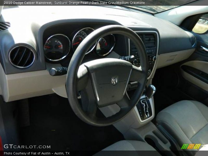 Sunburst Orange Pearl / Dark Slate Gray/Medium Graystone 2010 Dodge Caliber Mainstreet