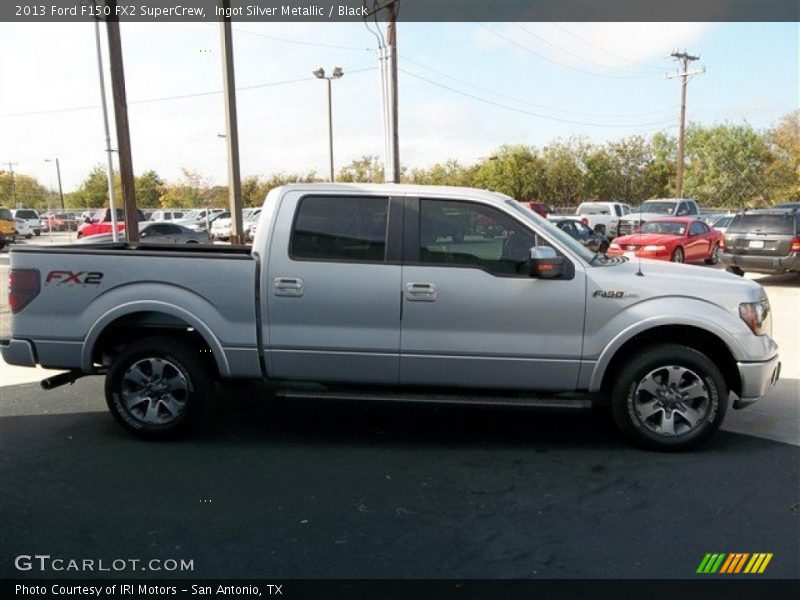 Ingot Silver Metallic / Black 2013 Ford F150 FX2 SuperCrew