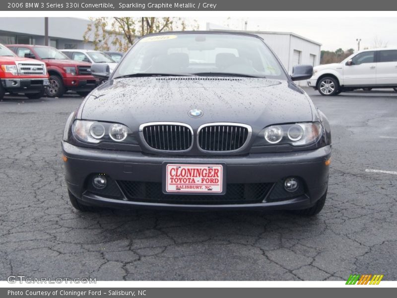 Sparkling Graphite Metallic / Grey 2006 BMW 3 Series 330i Convertible