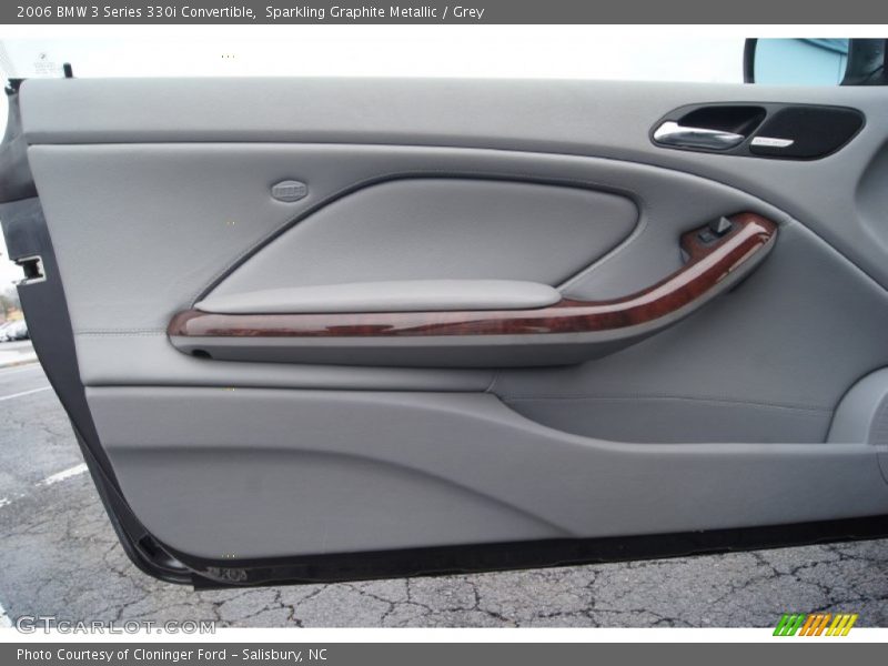 Sparkling Graphite Metallic / Grey 2006 BMW 3 Series 330i Convertible