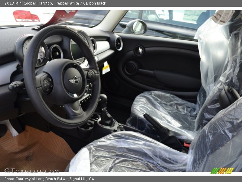 Pepper White / Carbon Black 2013 Mini Cooper Hardtop