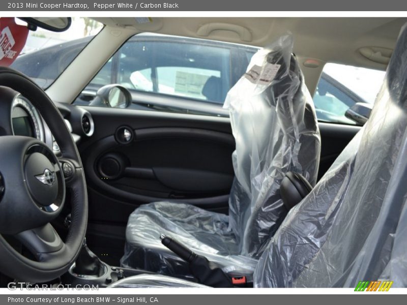 Pepper White / Carbon Black 2013 Mini Cooper Hardtop