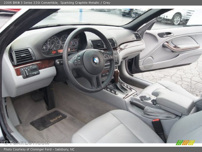Grey Interior - 2006 3 Series 330i Convertible 