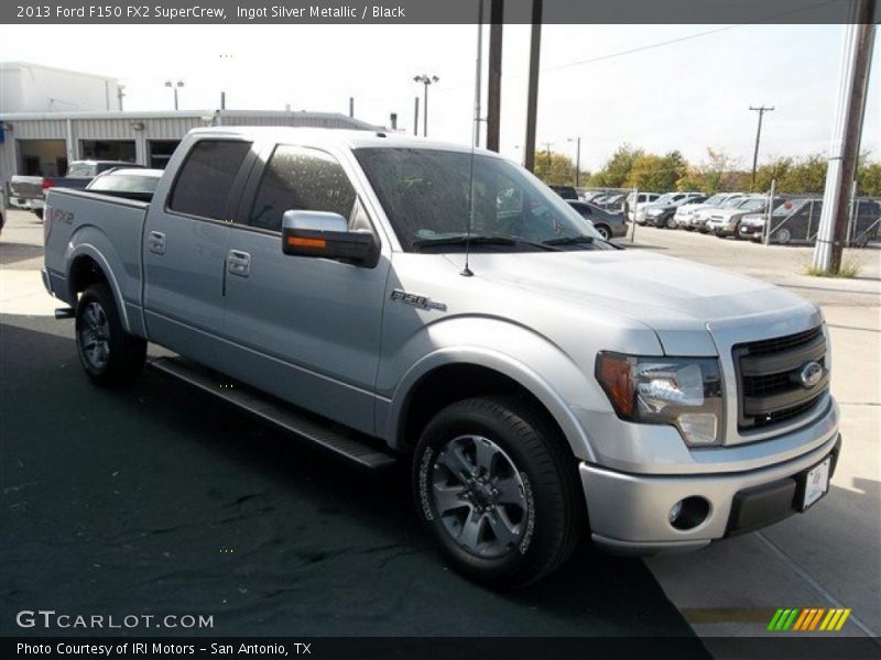 Ingot Silver Metallic / Black 2013 Ford F150 FX2 SuperCrew