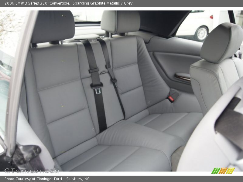 Rear Seat of 2006 3 Series 330i Convertible