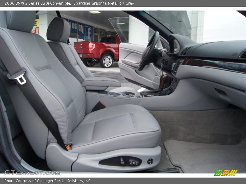 Sparkling Graphite Metallic / Grey 2006 BMW 3 Series 330i Convertible