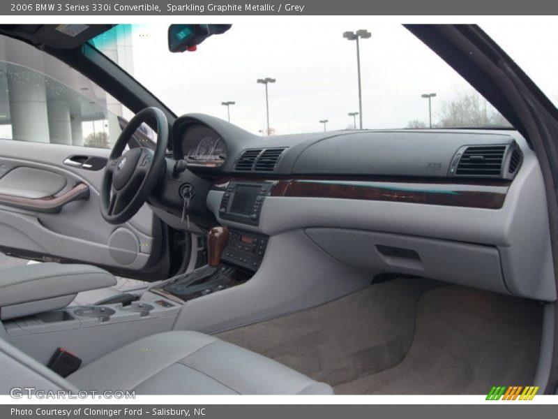 Sparkling Graphite Metallic / Grey 2006 BMW 3 Series 330i Convertible