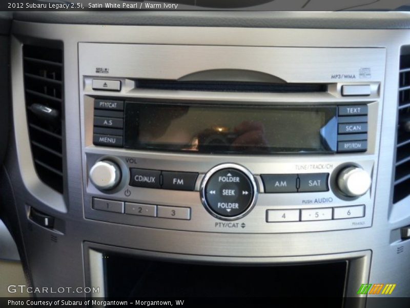 Satin White Pearl / Warm Ivory 2012 Subaru Legacy 2.5i