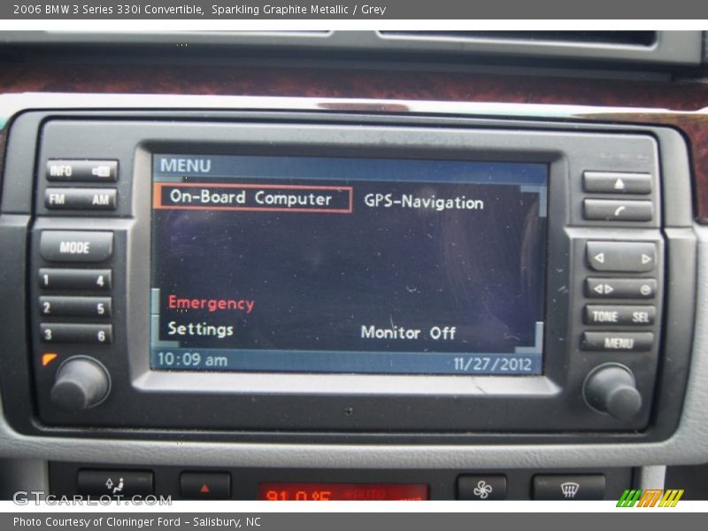 Sparkling Graphite Metallic / Grey 2006 BMW 3 Series 330i Convertible