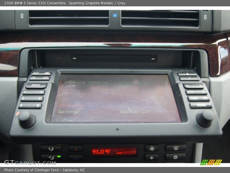 Sparkling Graphite Metallic / Grey 2006 BMW 3 Series 330i Convertible