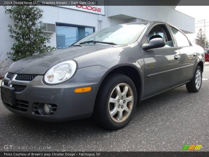 Graphite Metallic / Dark Slate Gray 2004 Dodge Neon SXT