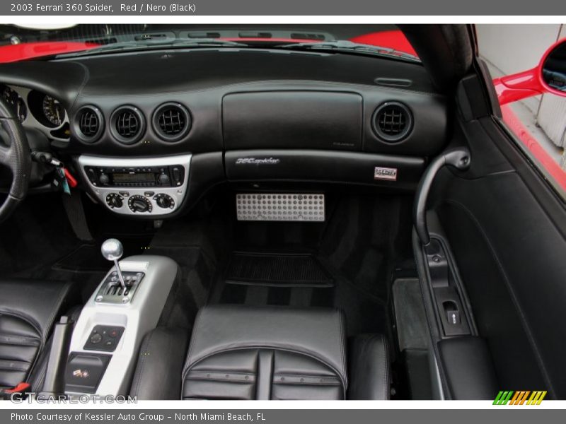 Dashboard of 2003 360 Spider