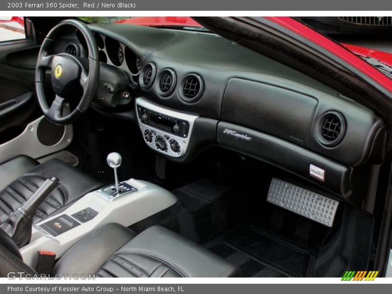 Dashboard of 2003 360 Spider