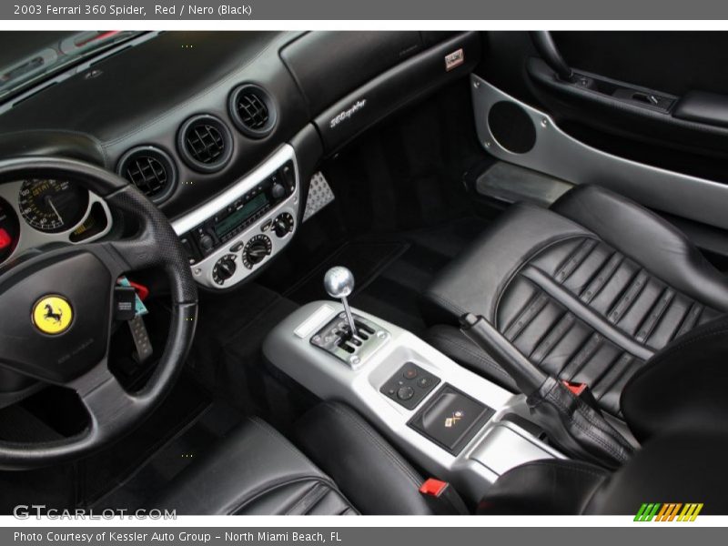  2003 360 Spider Nero (Black) Interior