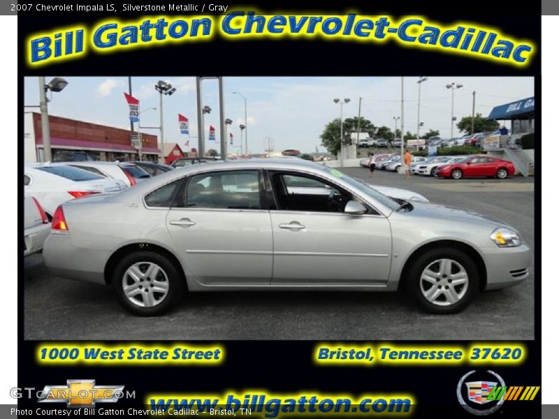 Silverstone Metallic / Gray 2007 Chevrolet Impala LS