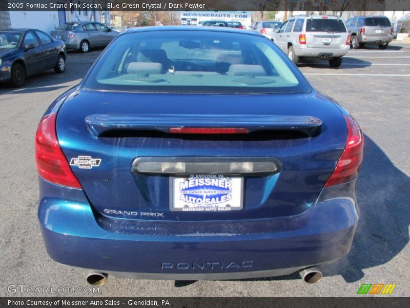 Blue Green Crystal / Dark Pewter 2005 Pontiac Grand Prix Sedan