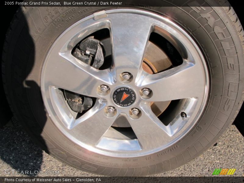 Blue Green Crystal / Dark Pewter 2005 Pontiac Grand Prix Sedan