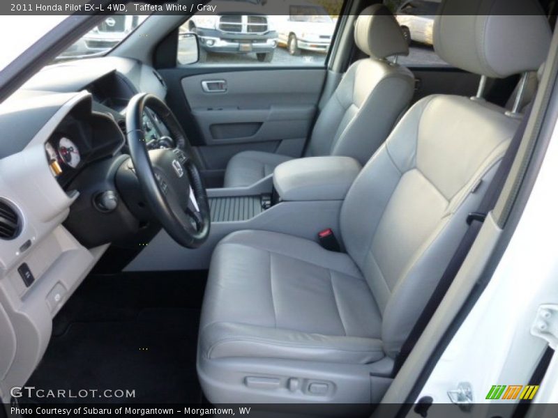 Taffeta White / Gray 2011 Honda Pilot EX-L 4WD