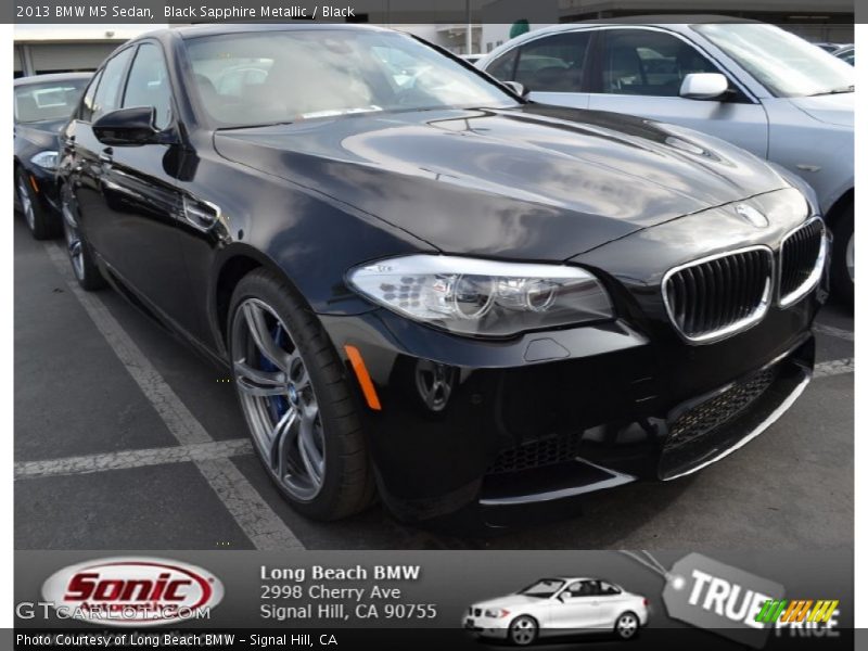 Black Sapphire Metallic / Black 2013 BMW M5 Sedan