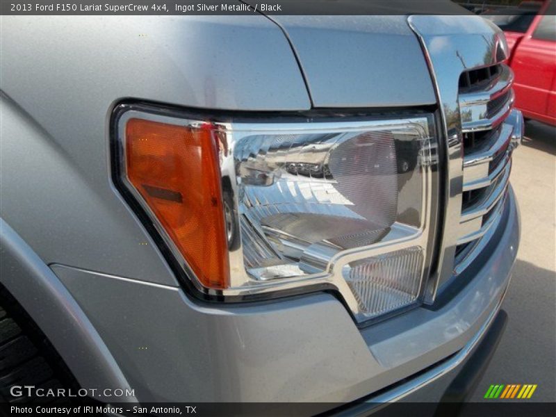 Ingot Silver Metallic / Black 2013 Ford F150 Lariat SuperCrew 4x4