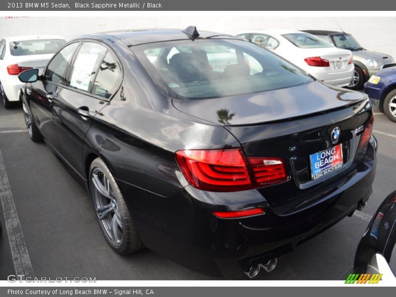 Black Sapphire Metallic / Black 2013 BMW M5 Sedan