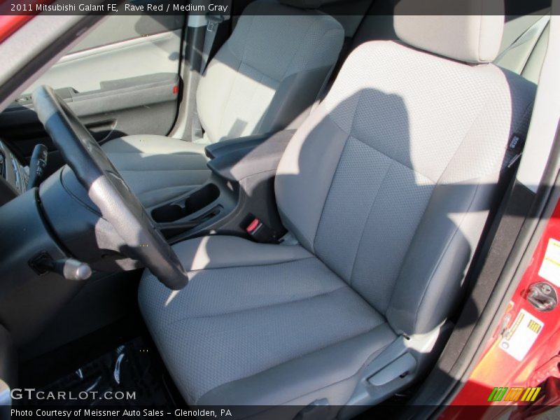 Rave Red / Medium Gray 2011 Mitsubishi Galant FE