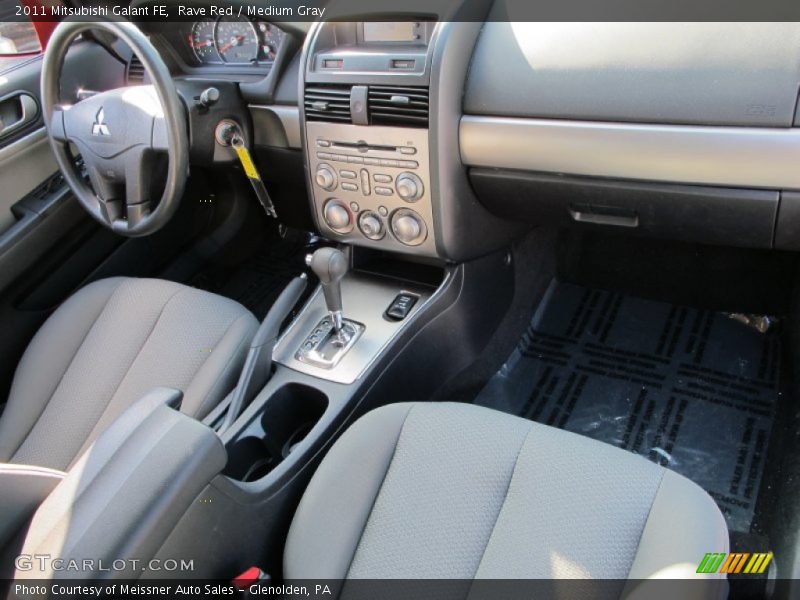Rave Red / Medium Gray 2011 Mitsubishi Galant FE