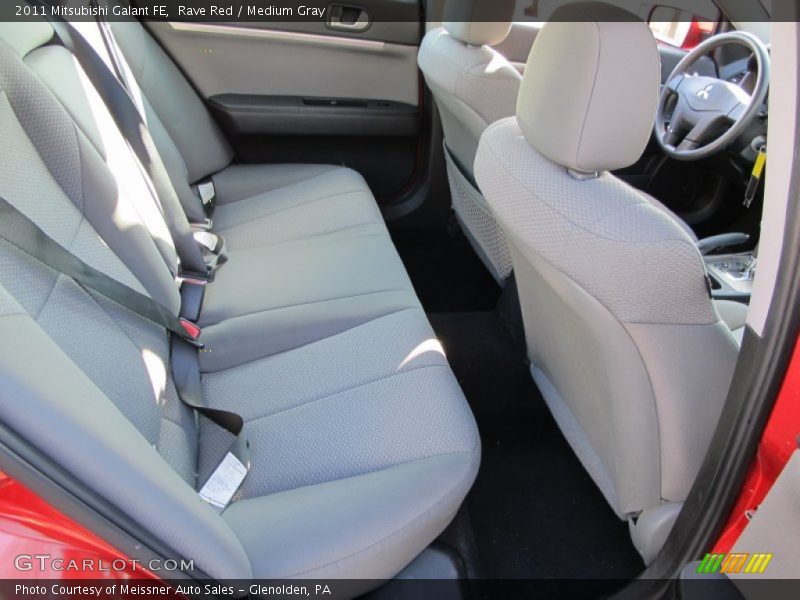 Rave Red / Medium Gray 2011 Mitsubishi Galant FE