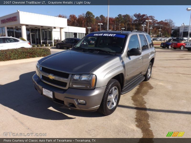 Graystone Metallic / Light Gray 2007 Chevrolet TrailBlazer LT