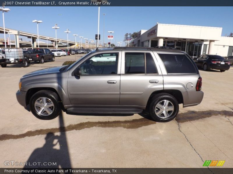 Graystone Metallic / Light Gray 2007 Chevrolet TrailBlazer LT