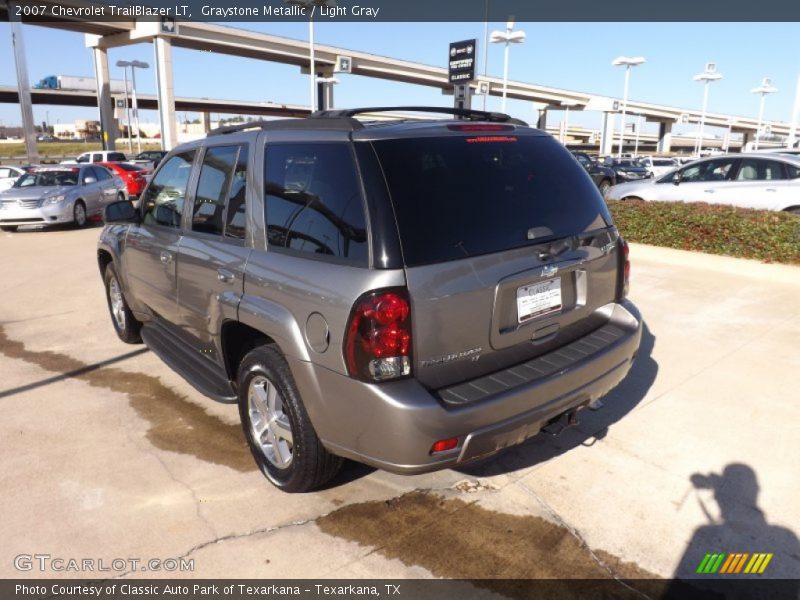 Graystone Metallic / Light Gray 2007 Chevrolet TrailBlazer LT