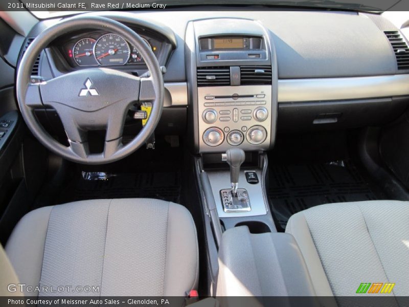 Rave Red / Medium Gray 2011 Mitsubishi Galant FE