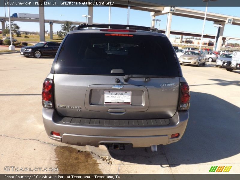 Graystone Metallic / Light Gray 2007 Chevrolet TrailBlazer LT
