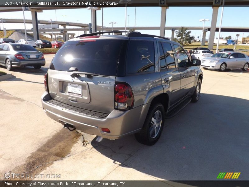 Graystone Metallic / Light Gray 2007 Chevrolet TrailBlazer LT